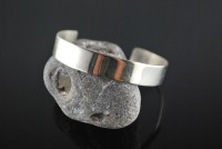 Bracelet esclave en argent